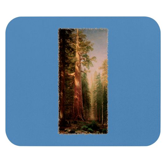 Redwood Trees by Albert Bierstadt - Redwood Trees - Mouse Pads