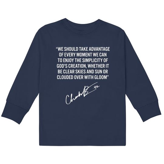 Chadwick Boseman Quotes - Chadwick Boseman -  Kids Long Sleeve T-Shirts