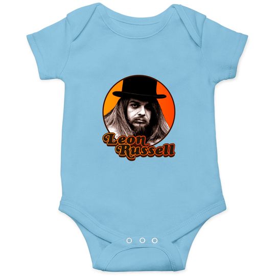 Leon Russell ))(( Retro Country Folk Legend - Leon Russell - Onesies