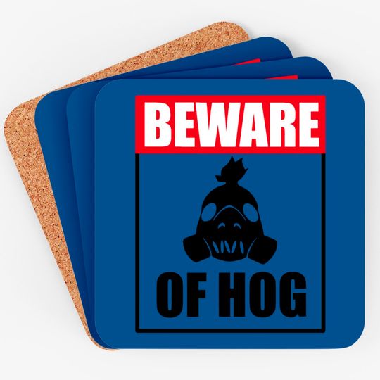 Beware of Hog - Nerd - Coasters