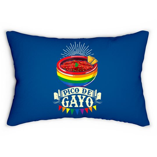Pico De Gayo Cinco De Mayo Gay Pride LGBT Awareness Lumbar Pillows