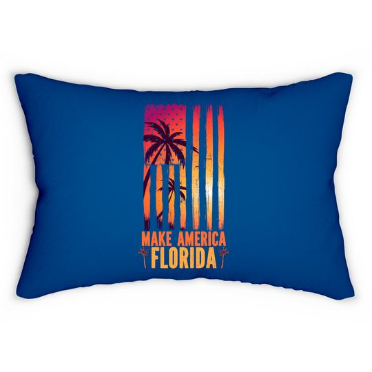Desantis 2024 Make America Florida - Make America Florida - Lumbar Pillows