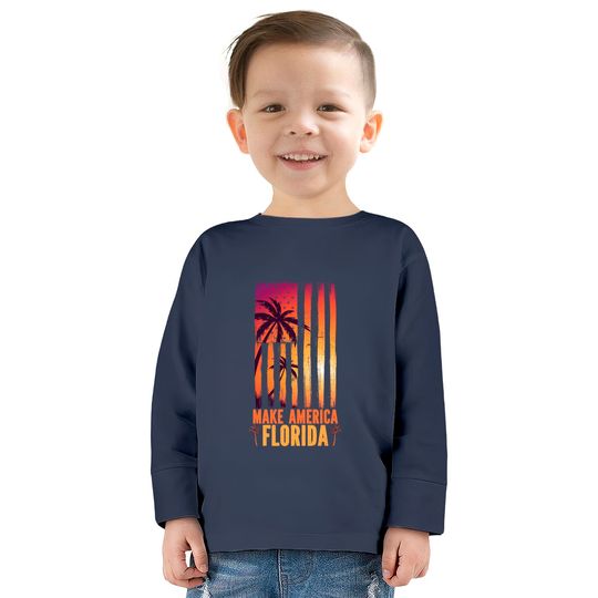 Desantis 2024 Make America Florida - Make America Florida -  Kids Long Sleeve T-Shirts