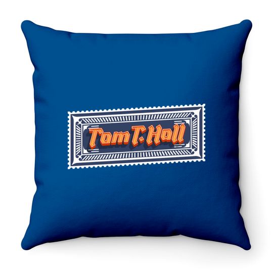 The Storyteller - Tom T Hall - Throw Pillows