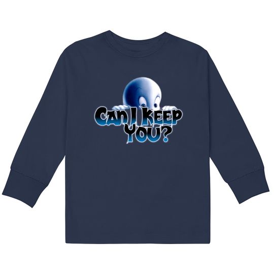 Can I Keep You? - Casper -  Kids Long Sleeve T-Shirts