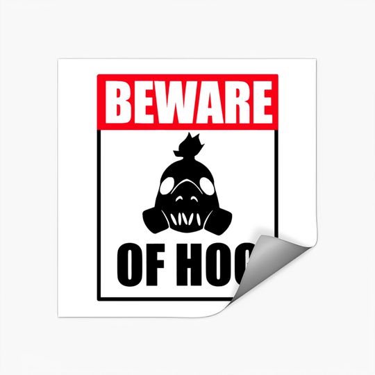 Beware of Hog - Nerd - Stickers