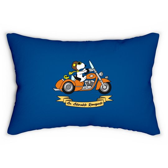 Snoopy Motorcycle - Snoopy - Lumbar Pillows