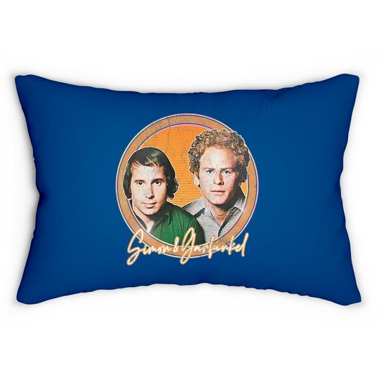 Simon & Garfunkel / Retro Style Fan Design - Simon And Garfunkel - Lumbar Pillows