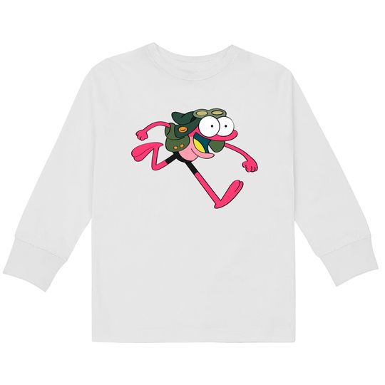 sprig is running - Amphibia -  Kids Long Sleeve T-Shirts