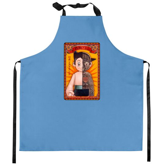 Mighty Atom Brand Matches - Astro Boy - Kitchen Aprons