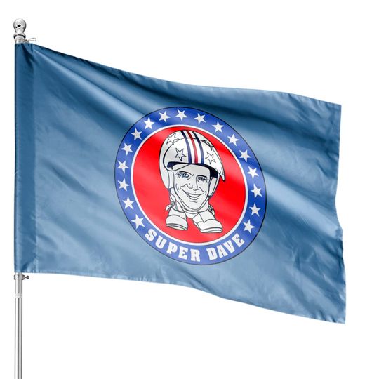 Super Dave logo - Super Dave Osborne - House Flags