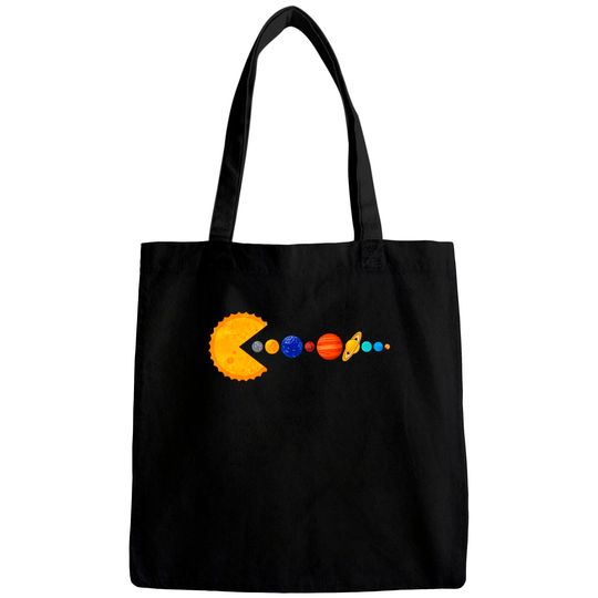Pacman Eating Planets - Pacman - Bags
