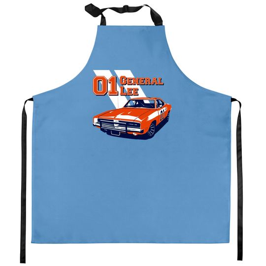 General Lee - Dukes Of Hazzard - Kitchen Aprons
