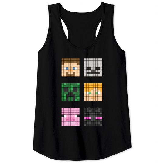 Famous characters - Minecraft - Tank Tops