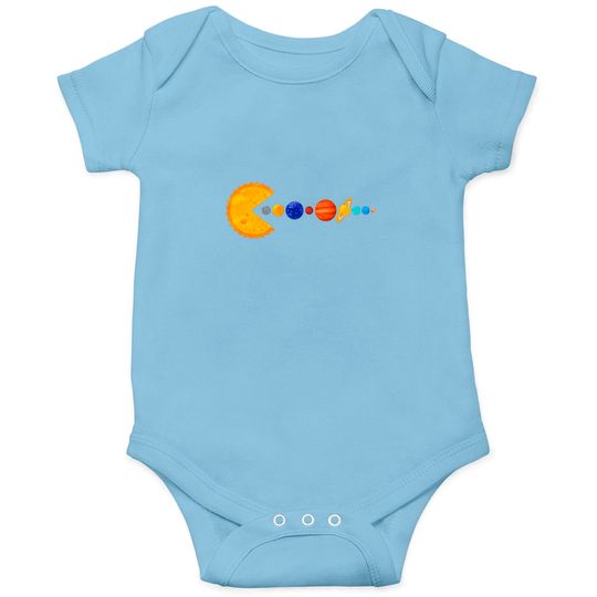 Pacman Eating Planets - Pacman - Onesies