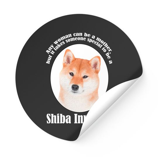 Shiba Inu Mom - Shiba Inu - Stickers