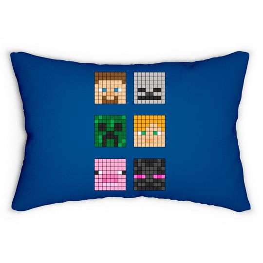 Famous characters - Minecraft - Lumbar Pillows