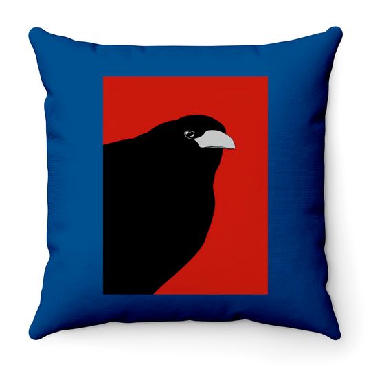 THE OLD CROW #6 - Crow - Throw Pillows
