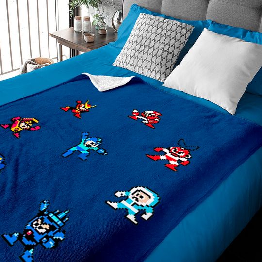 Megaman bosses - Megaman - Baby Blankets