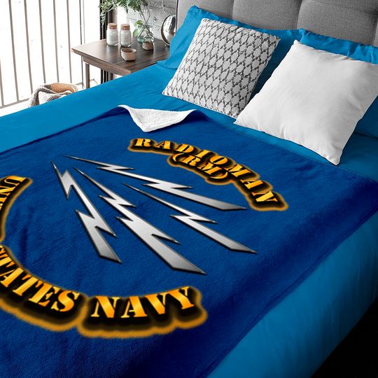 Navy - Rate - Radioman - Veteran - Baby Blankets