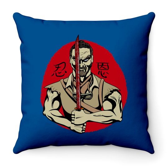patience and grace takeo - Call Of Duty Zombies - Throw Pillows