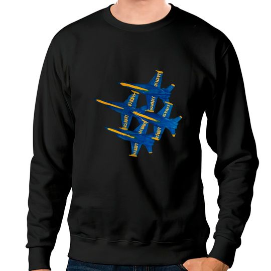 Navy Blue Angels - Navy - Sweatshirts