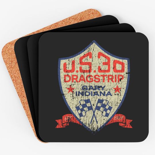 U.S. 30 Dragstrip 1954 - Drag Racing - Coasters