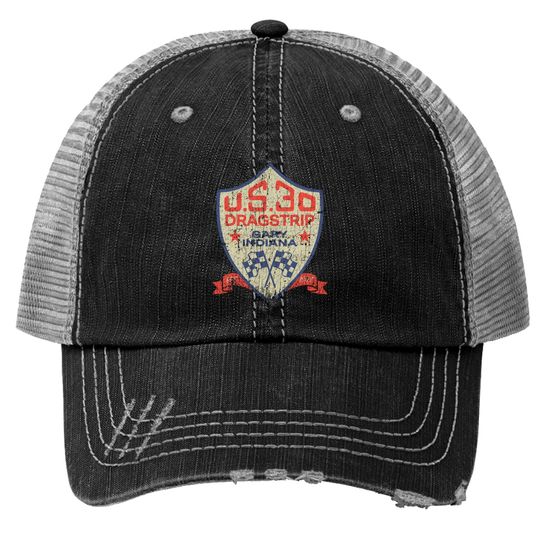 U.S. 30 Dragstrip 1954 - Drag Racing - Trucker Hats