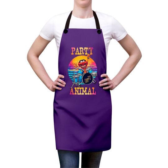 retro party animal - Muppets - Aprons