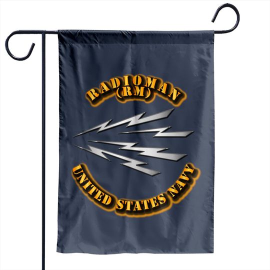 Navy - Rate - Radioman - Veteran - Garden Flags