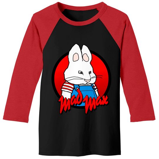 Angry Bunny - Max And Ruby - Baseball Tees