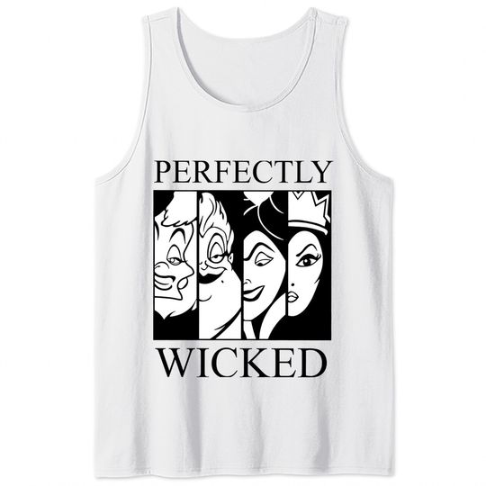 Perfectly Wicked - Villain Disney Shirt, Villain Disney Shirt, Villain Shirt, Wicked Disney Shirt, Disney Family Tank Tops, Gift Idea