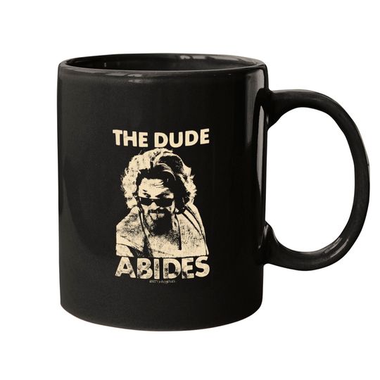 The Dude Abides Mug, The Big Lebowski Mug, Movie Posters Mug, 90s Vintage Movie Mugs