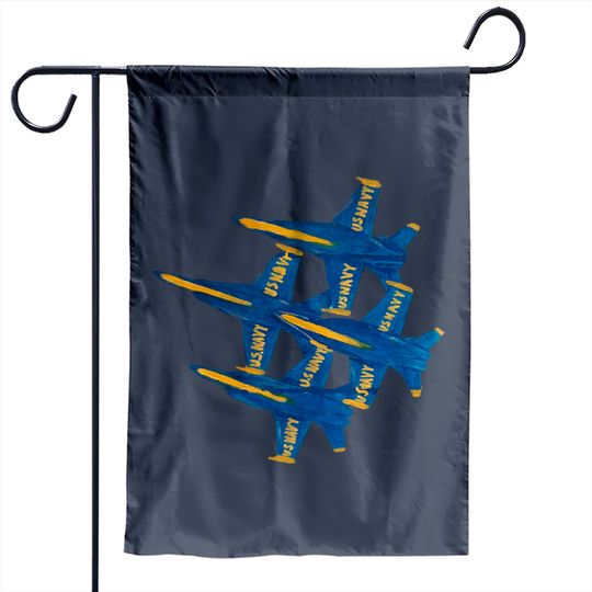 Navy Blue Angels - Navy - Garden Flags