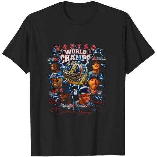 Vintage 2018 Boston Red Sox World Champions T-Shirt, Boston Red Sox Baseball Team Shirt, Boston 2018 World Champs Shirt
