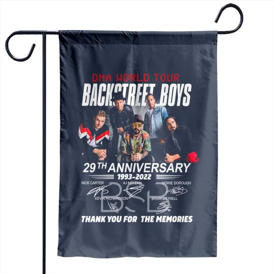 Backstreet Boys Garden Flags, DNA World Tour 2022 Garden Flag, Vocal Group Garden Flags