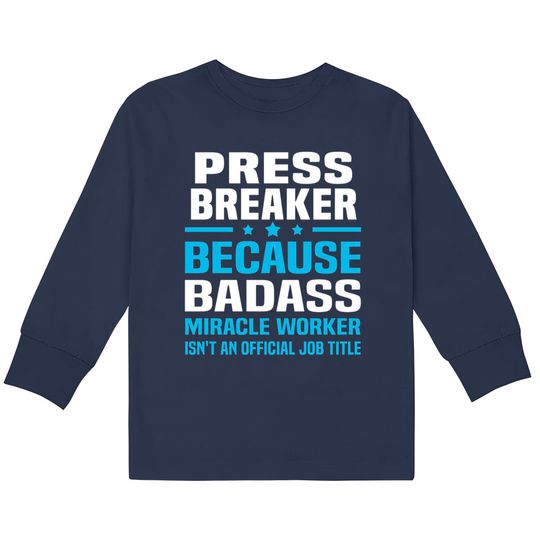 Press Breaker  Kids Long Sleeve T-Shirts