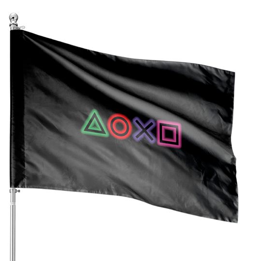 playstation buttons glow House Flags