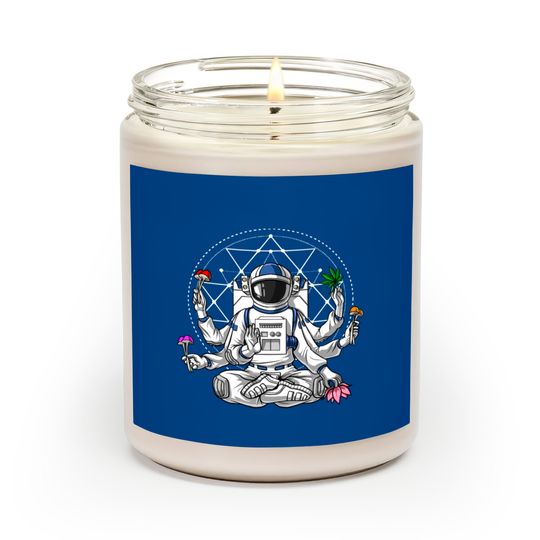 Astronaut Psychedelic Meditation Scented Candles