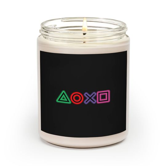 playstation buttons glow Scented Candles