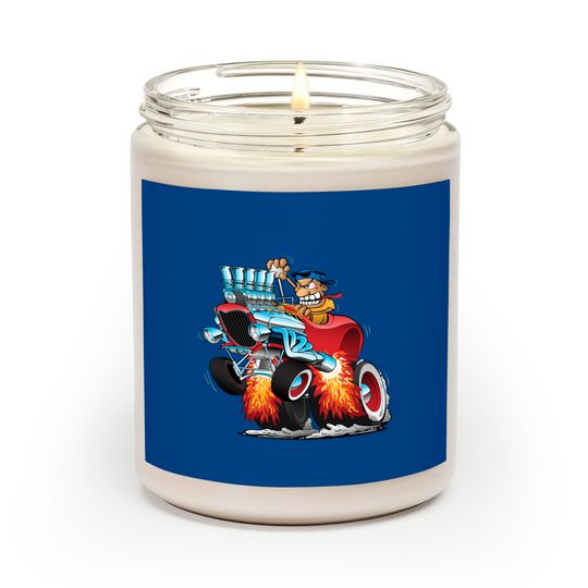 American Hot Rod Car Race Scented Candles