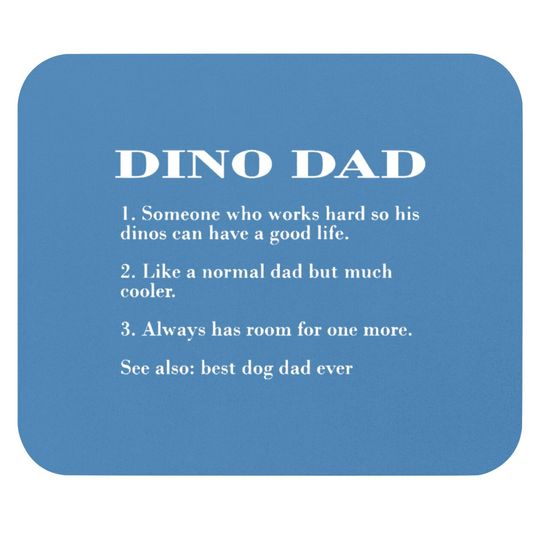 Dino Dad Description FUNNY DINO Mouse Pad Mouse Pads