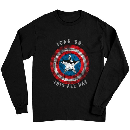 Captain America I can do this all day Long Sleeves