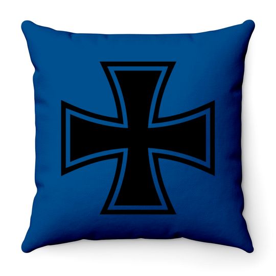Iron Cross Throw Pillows