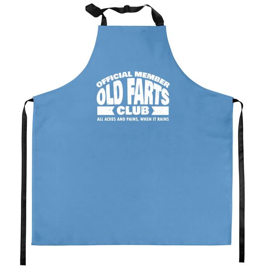  Member Old Farts Club Kitchen Aprons