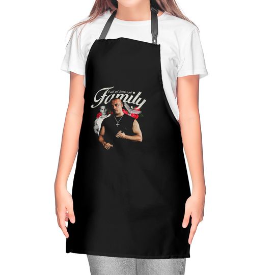 Vintage Dominic Toretto 2Fast 2Furious Kitchen Aprons, Fast And Furious Kitchen Aprons