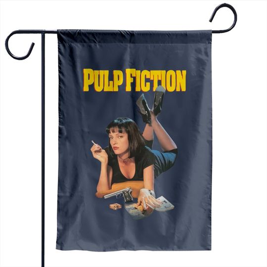 Pulp Fiction Garden Flag, Pulp Fiction Garden Flag, Uma Thurman Garden Flags