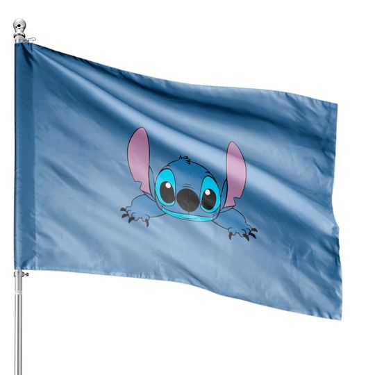 Stitch House Flags, Stitch Disney House Flags, Disneyland House Flags
