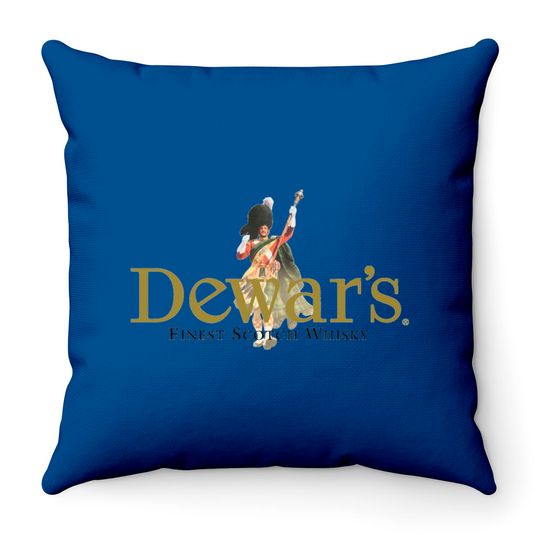 DEWAR'S-Blended Scotch Whisky-Logo Throw Pillows