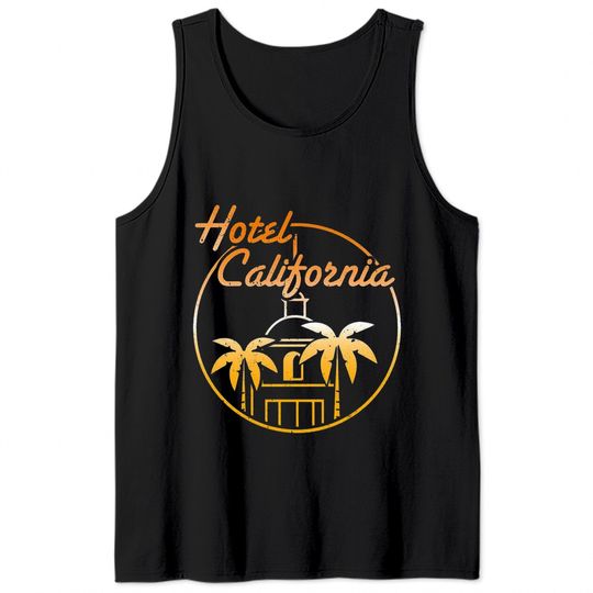 The Eagles Hotel California Concert 2022 US Tour Tank Tops